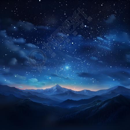 奇幻星空元素