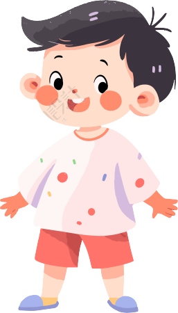 幼儿园卡通学生元素