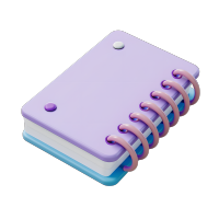3D本子创意插画
