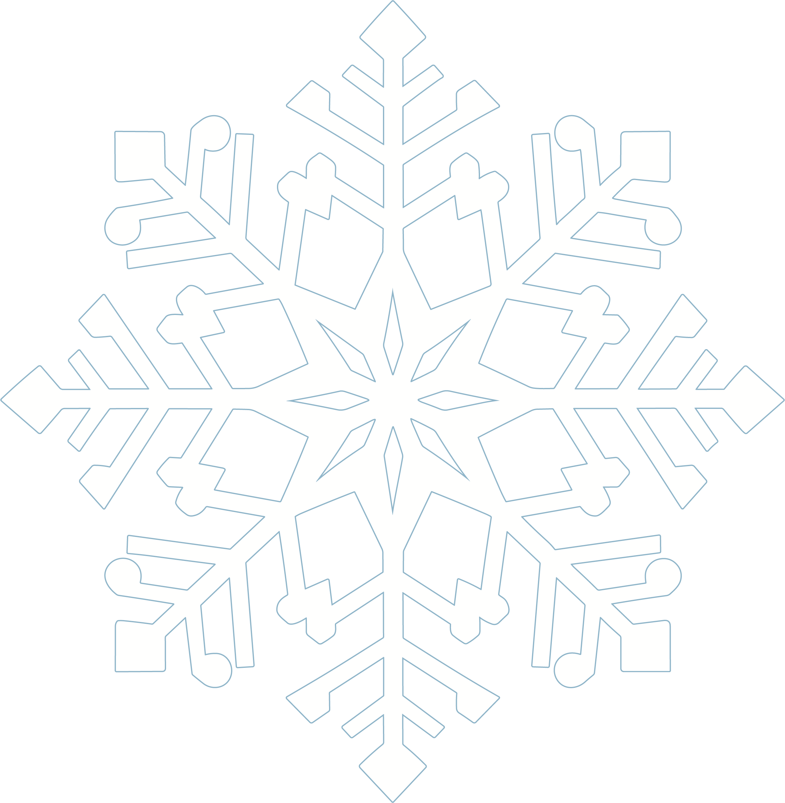 雪花矢量元素