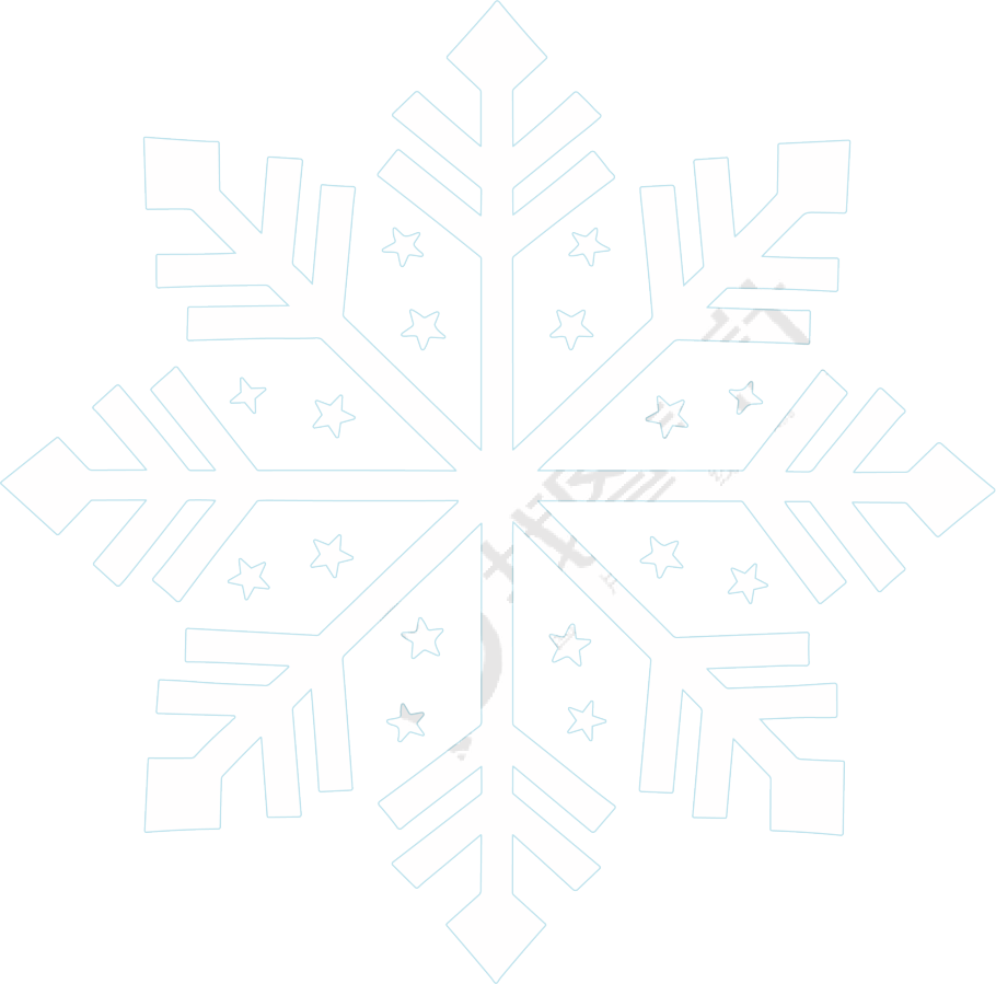 雪花矢量背景透明插图