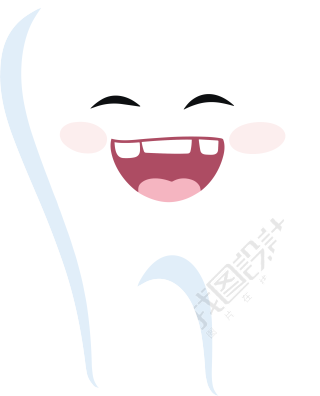 牙齿卡通高清质量素材