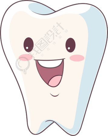 牙齿卡通素材