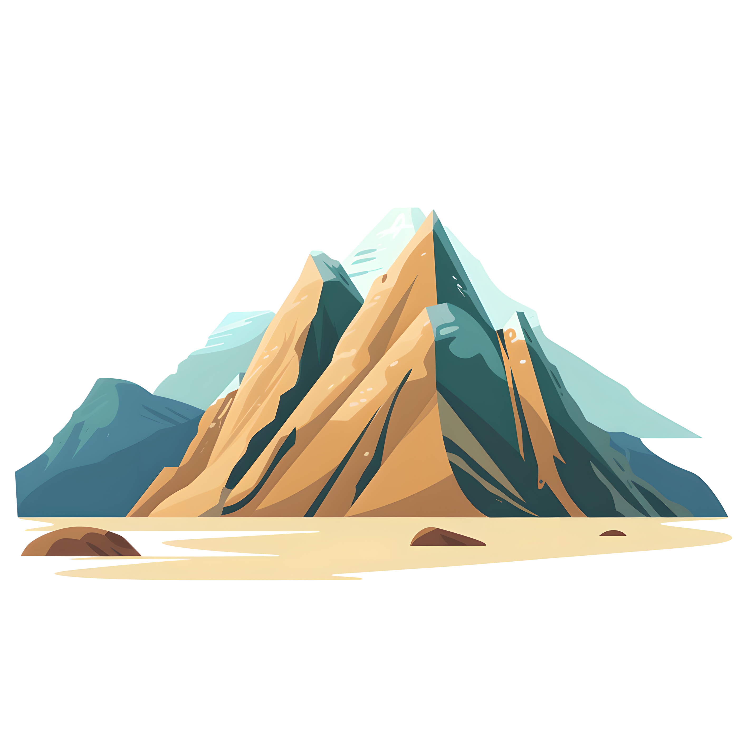 山峰自然景观插图