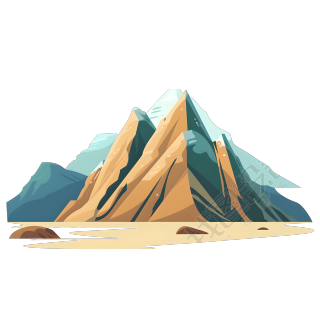 山峰自然景观插图
