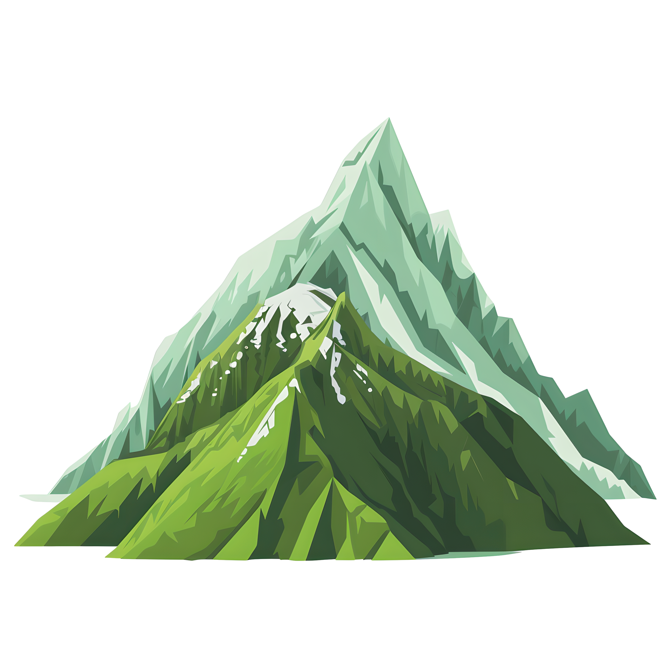 山峰透明背景素材