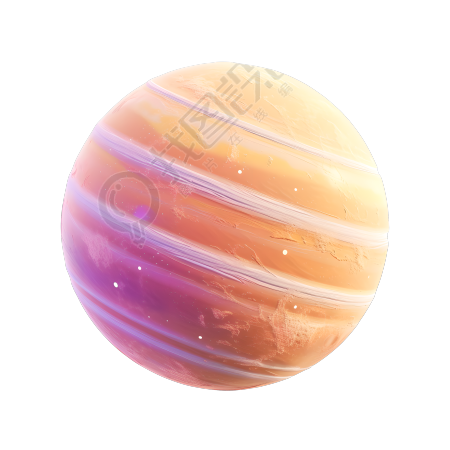 卡通星球插画素材