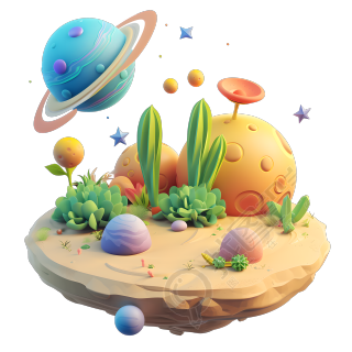 卡通星球高清图形素材