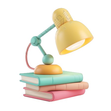 3D台灯可爱素材