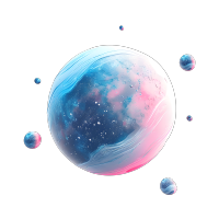 卡通星球PNG图形素材