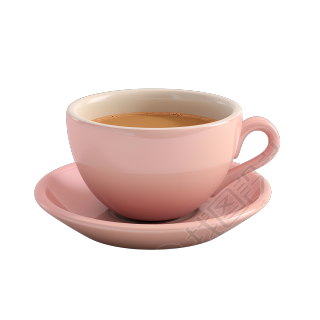 3D奶茶商业设计插图