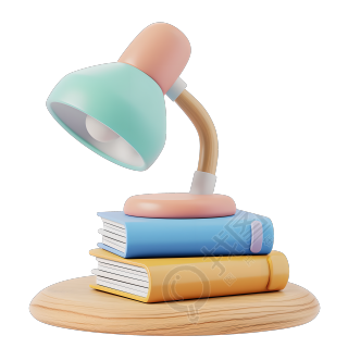 3D台灯商业插画