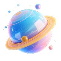 卡通星球创意设计元素