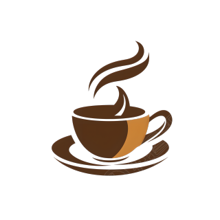 咖啡logo商用插画