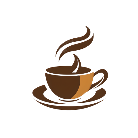 咖啡logo商用插画