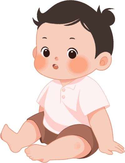 卡通婴儿高清插画设计