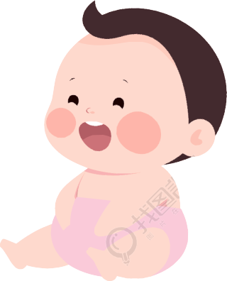 卡通婴儿商用插图