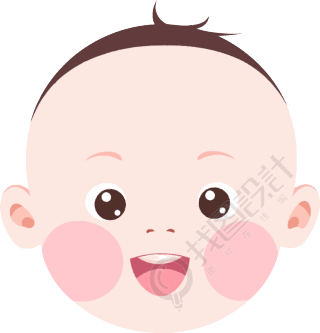 卡通婴儿PNG图标素材