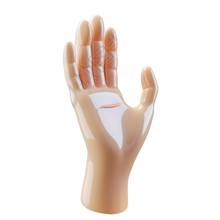 3d小手可爱风格插图