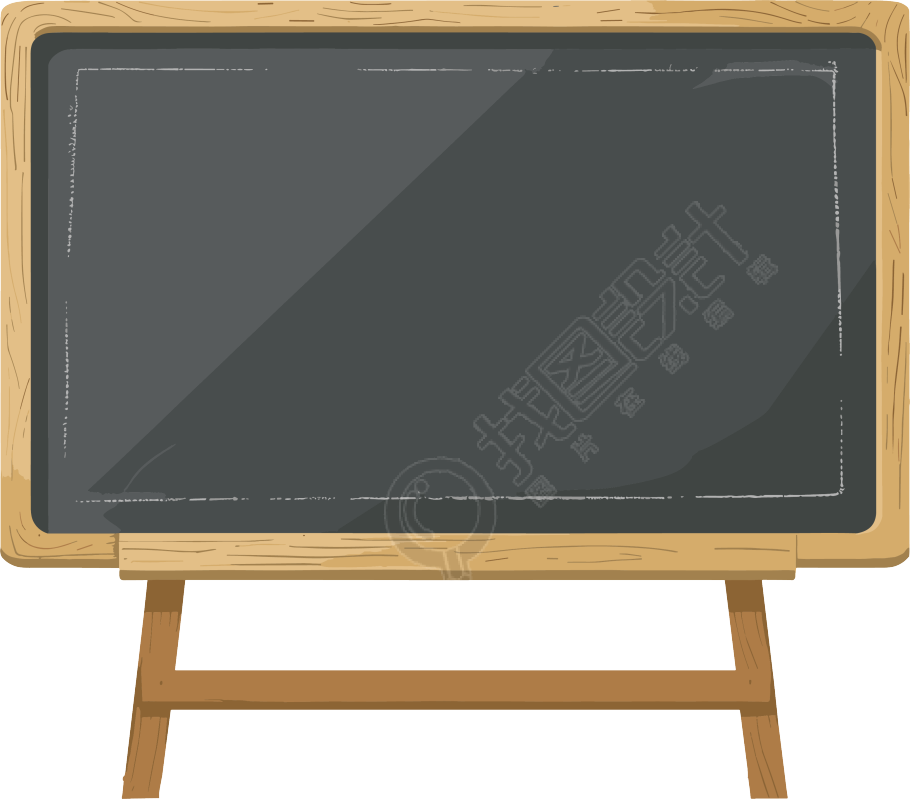 教室卡通图标插画