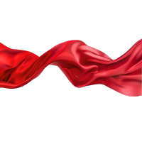 红飘带商业可用插图