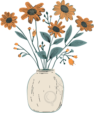向日葵插花素材