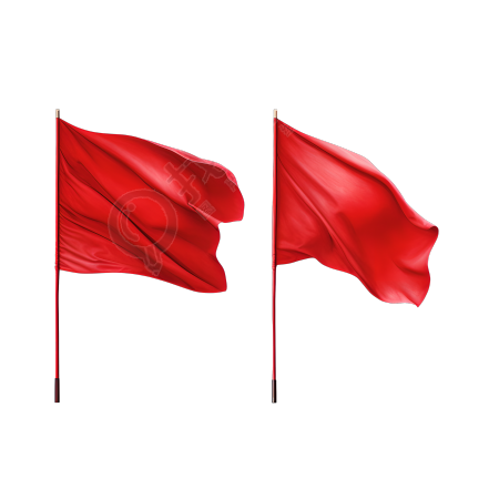 党政红旗创意设计素材