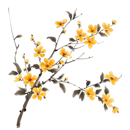 国风桂花插图