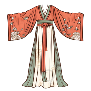 古代服饰古风插画
