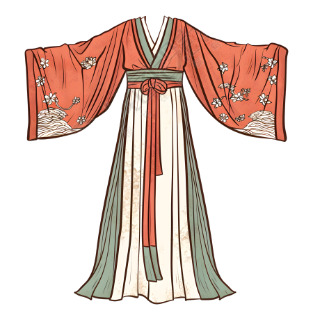 古代服饰古风插画