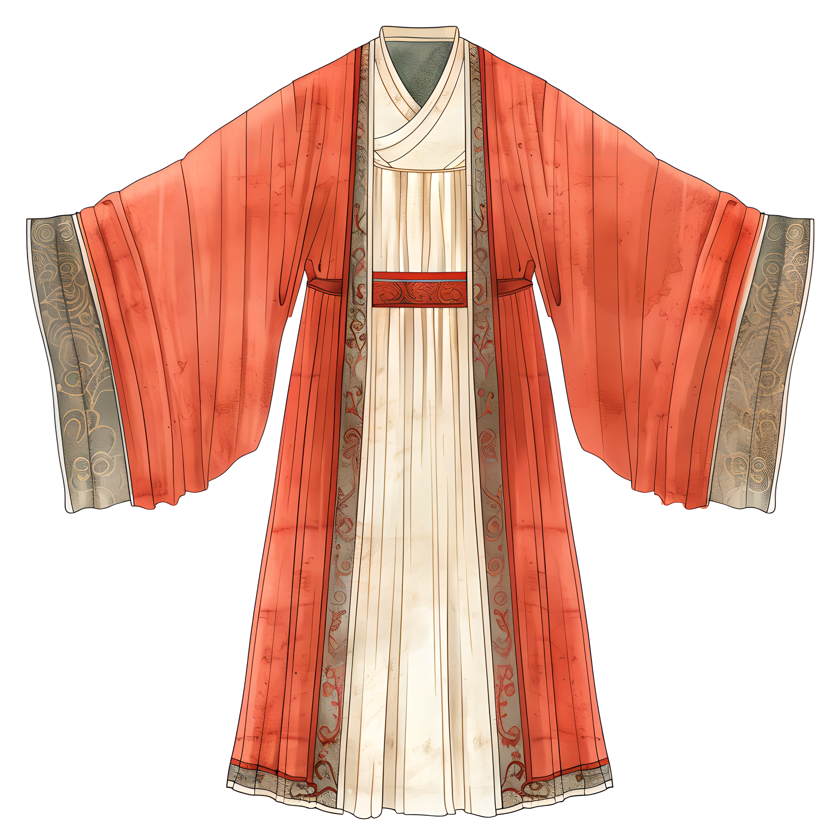 古代服饰插画设计素材