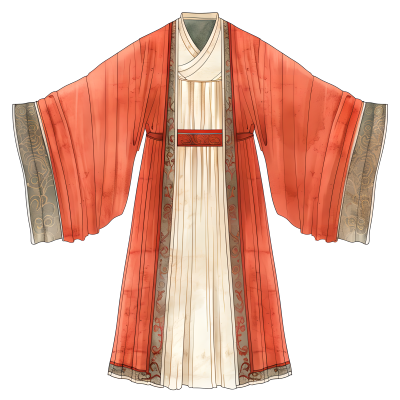 古代服饰插画设计素材