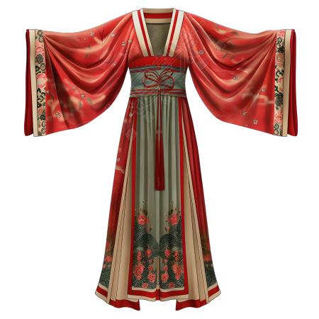 古代服饰唯美插画