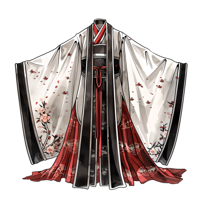 古代服饰简约插图