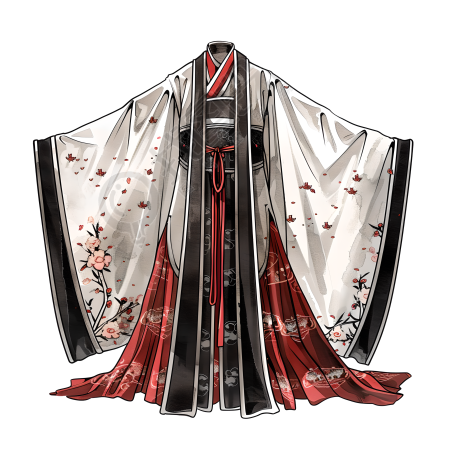 古代服饰简约插图