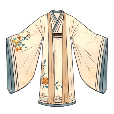 古代服饰可商用插画