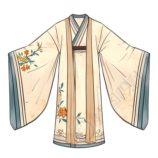 古代服饰可商用插画