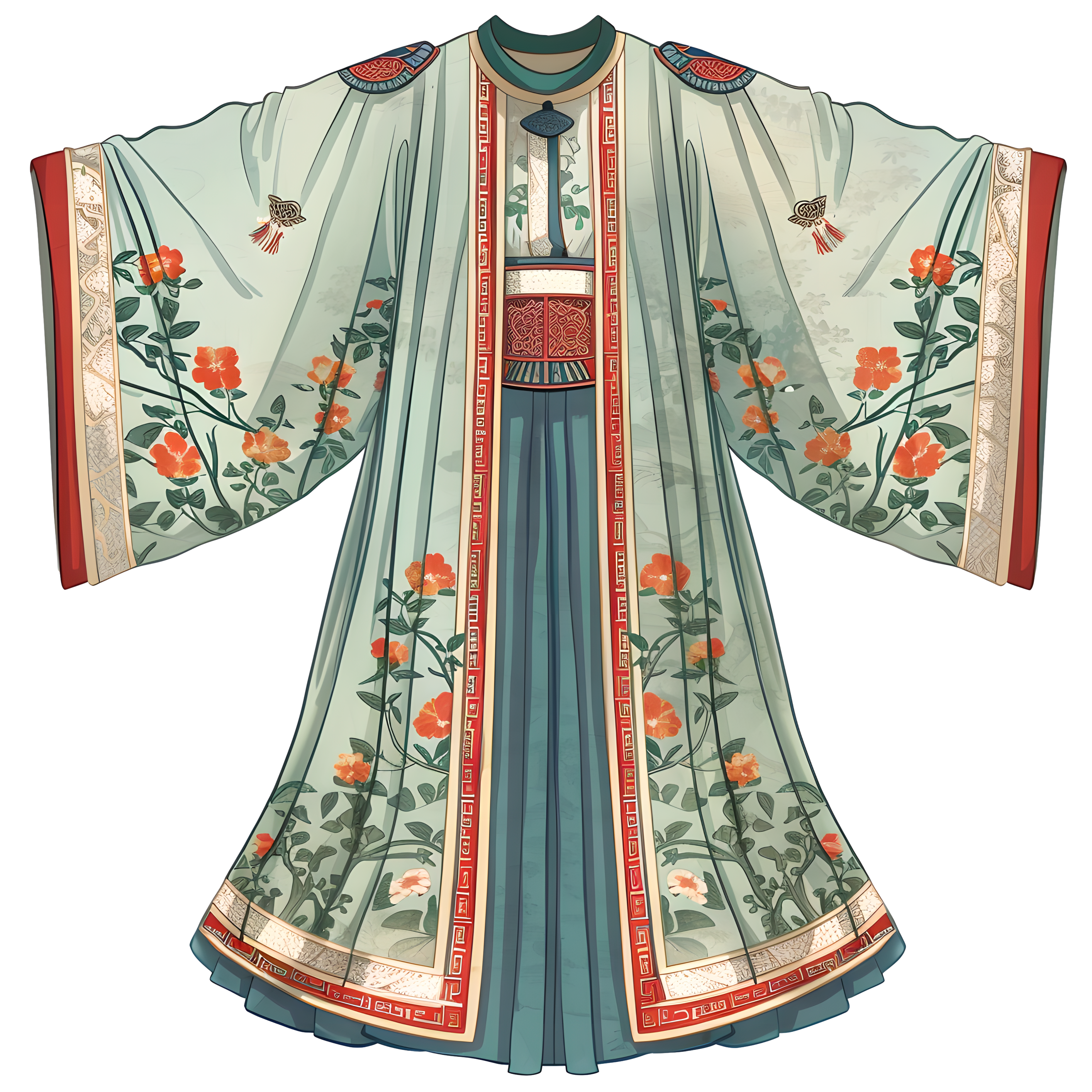 古代服饰插画