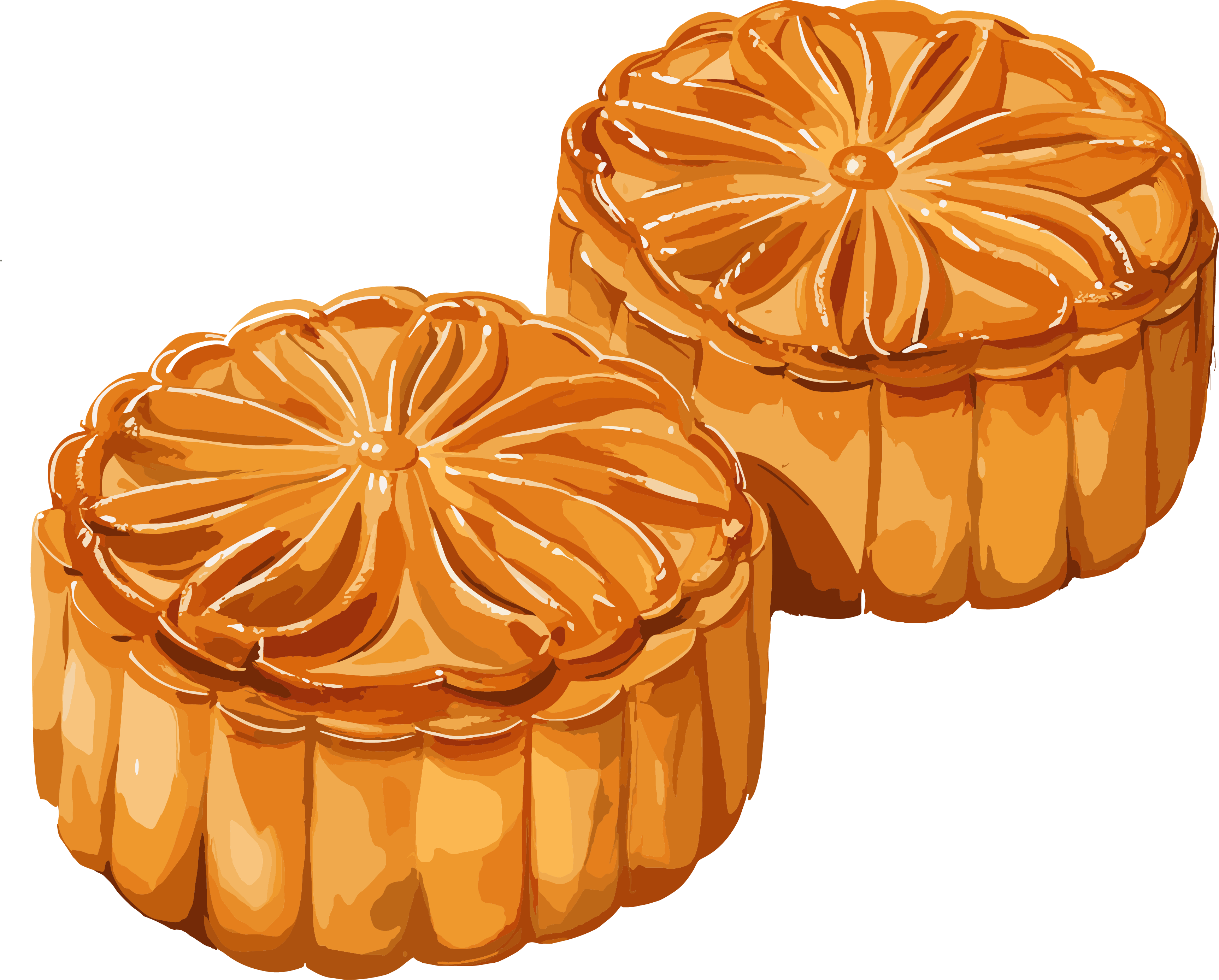 月饼传统糕点插图