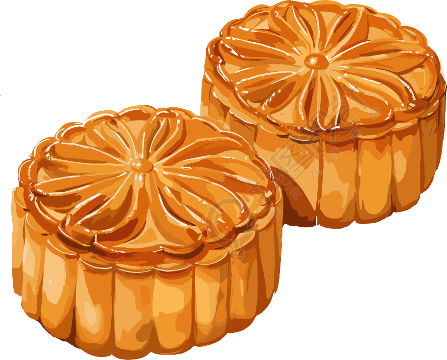 月饼传统糕点插图