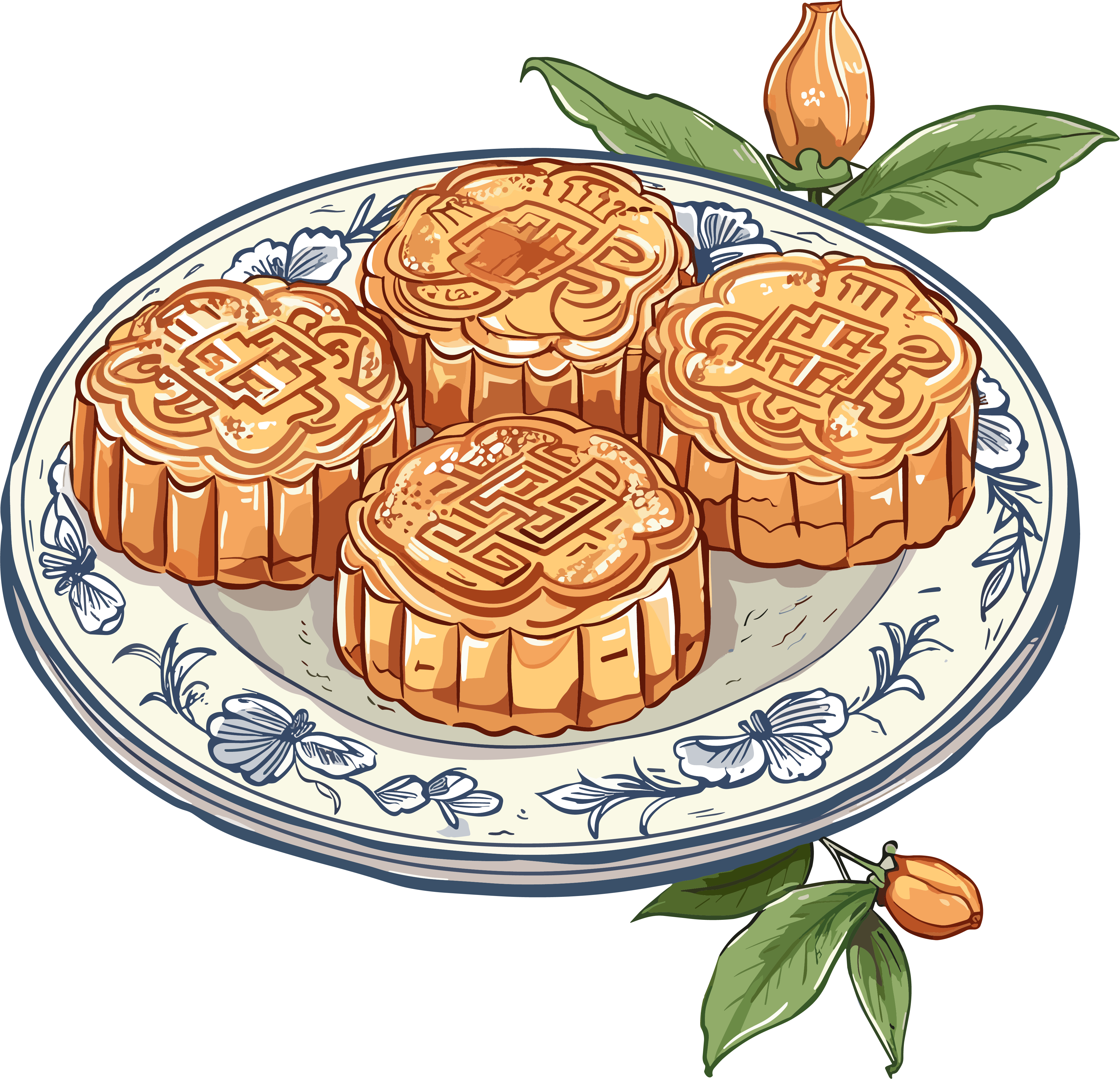 月饼高清图形素材