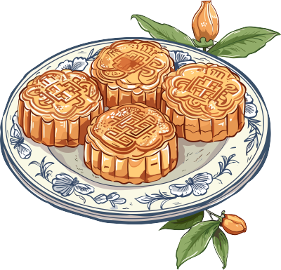 月饼高清图形素材