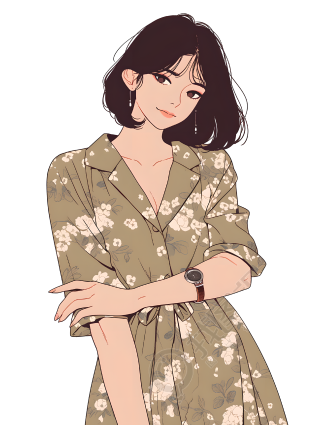 魅力女性商务素材