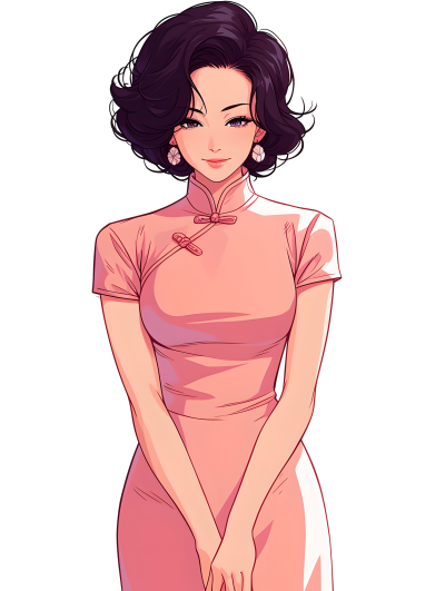 魅力女性插图