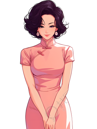 魅力女性插图