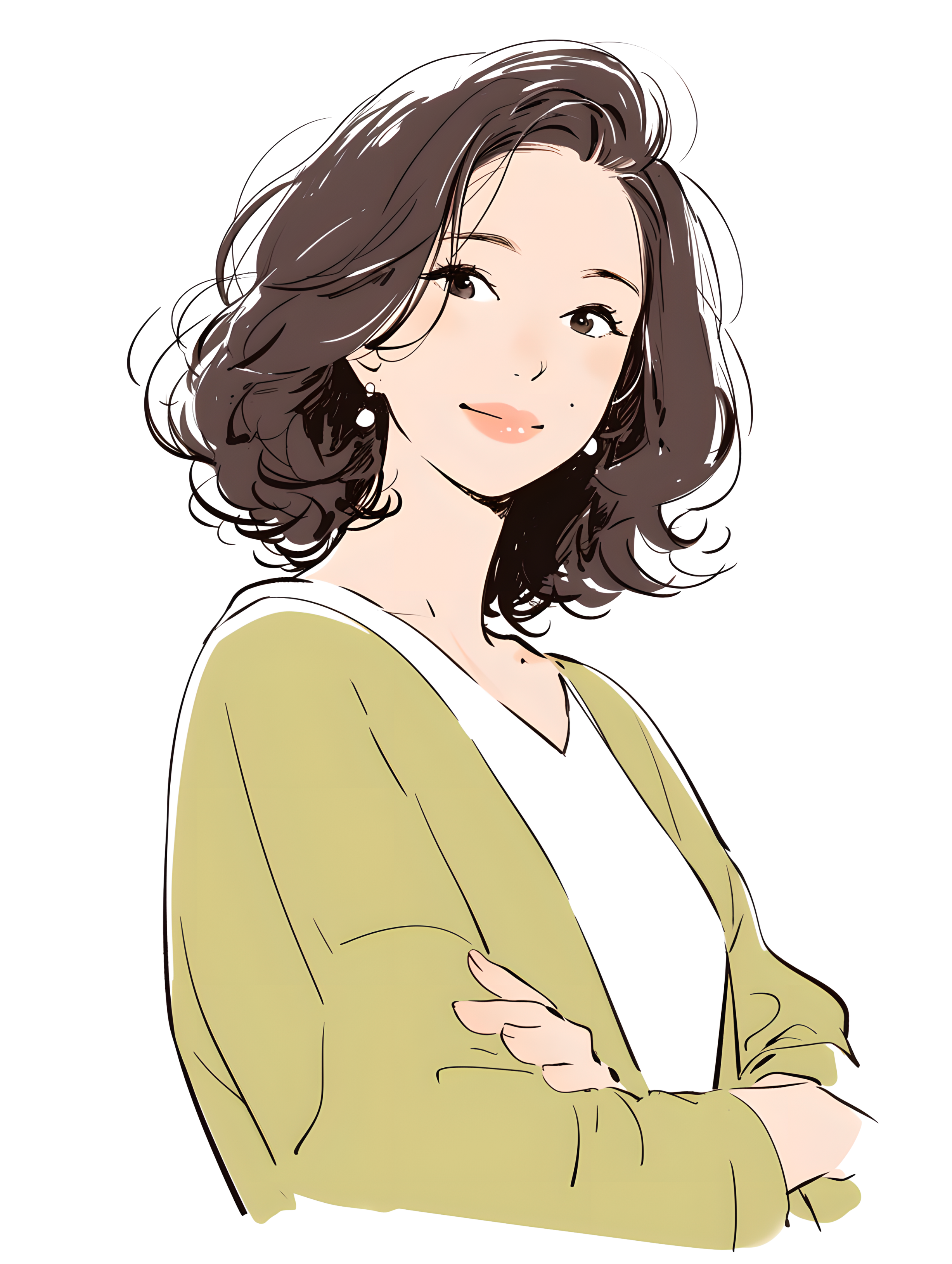 魅力女性PNG素材