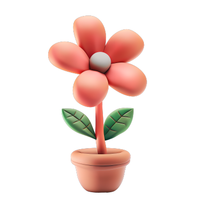 3D花朵透明背景素材