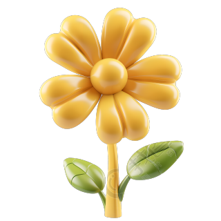 3D花朵粘土素材
