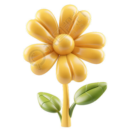 3D花朵粘土素材