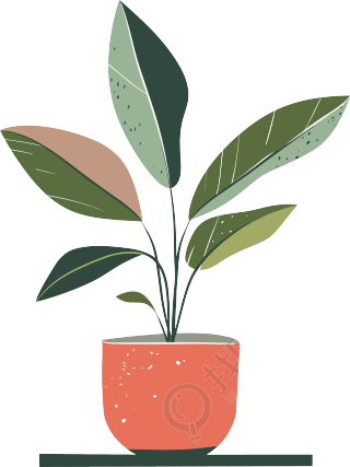 抽象植物图形素材